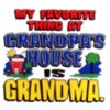 My favorite thing at Grandmas is Grandma