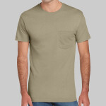 Heavyweight Blend ™ 50/50 Cotton/Poly Pocket T Shirt