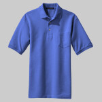 Pique Knit Polo with Pocket