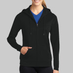 Ladies Sport Wick ® Fleece Full Zip Hooded Jacket