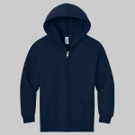 Youth NuBlend ® Full Zip Hooded Sweatshirt