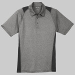 Heather Colorblock Contender Polo
