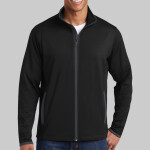 Sport Wick ® Stretch Contrast Full Zip Jacket