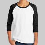Heavy Cotton Youth 3/4 Sleeve Raglan T Shirt