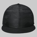 Camo Flat Bill Snapback Cap