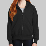 Youth EcoSmart ® Full Zip Hooded Sweatshirt